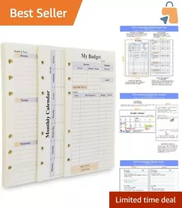 Warm-Colored 14-Month Budget Planner Refill - Efficient Financial Organization - Picture 1 of 7