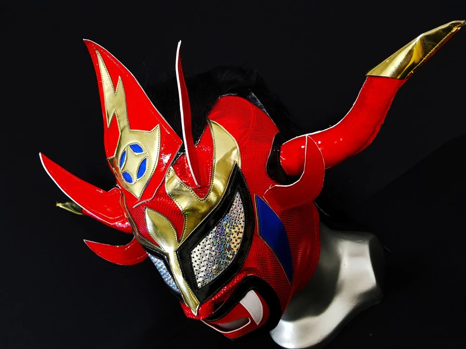 JUSHIN LIGER MÁSCARA DE LUCHADOR DISFRAZ LUCHADOR LUCHA LIBRE MÁSCARA MEXICANA  Foto 1 de 4
