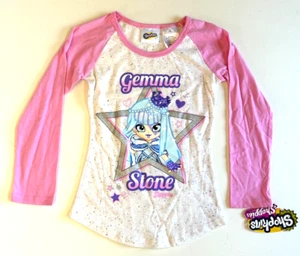 NEW Shopkins Shoppies Gemma girls size XS 4/5 long sleeve Shirt Top NWT - Picture 1 of 1