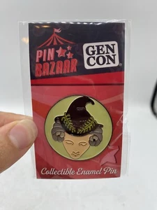 2023 Gen Con Pin Bazaar - Enamel Pin - Moss Fete - Wicked Witch - Picture 1 of 5