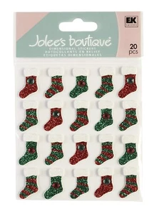 Jolee's Stockings Repeats Scrapbook Stickers New in Package Free Shipping - Picture 1 of 1