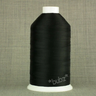 AMANN BONDED NYLON SEWING THREAD 30s 2,500m SPOOL BLACK 30 TKT LEATHER REPAIR CRAFTS