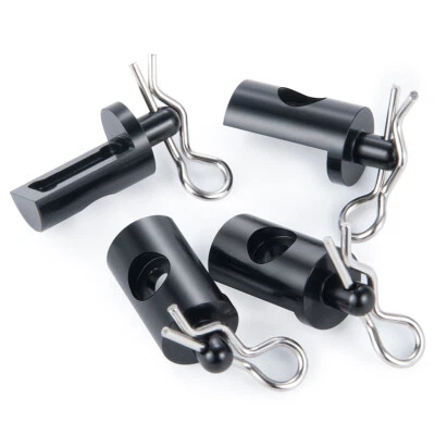 1/2Set Aluminum Body Shell Post Mount For 1/12 Tamiya 57409 Lunch Box - Image 1 of 4