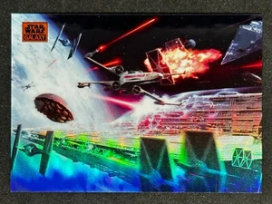 2024 Topps Star Wars Chrome Galaxy Hoth Evacuation /25 Orange - Picture 1 of 3