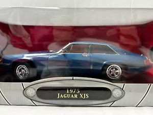 ROAD SIGNATURE Jaguar XJS 1975 Bleu 1/18 Voiture Miniature Collection - Foto 1 di 5