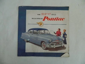 The New 1953 Dual-Streak Pontiac – Fold Out Car Brochere - Picture 1 of 4