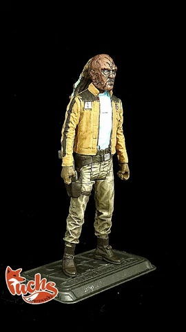 Weequay Spacer, Custom Star Wars Action figure, 3.75" 1:18 Fuchs Artwerks Cover