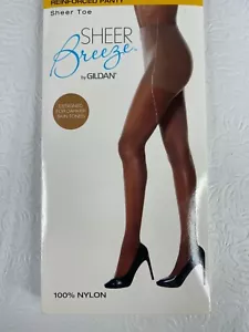 Pantimedias Gildan para mujer talla Queen transparentes negras reforzadas puntera transparente - Imagen 1 de 4
