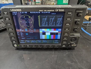 LEADER LV-5330 Waveform Monitor w/Gold Mount & AC Power - Picture 1 of 5