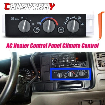For 1996- 2002 Chevy GMC C/K 1500 2500 3500 AC Heater Control Panel Switch - Image 1 of 4