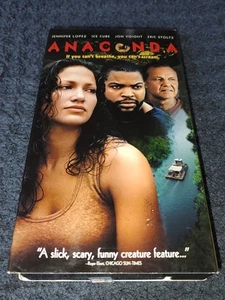 Anaconda VHS Jennifer Lopez Ice Cube Horror Action Thriller Columbia - Picture 1 of 6