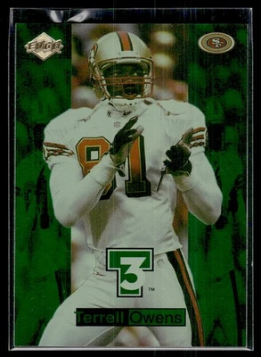 1998 Collector's Edge Supreme Season Review Triple Threat (T3) Terrell Owens San - Image 1 of 2