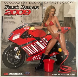 Superbike 2009 fechas rápidas carreras carretera calendario 16 meses 15x15 modelos Ducati Honda - Imagen 1 de 19