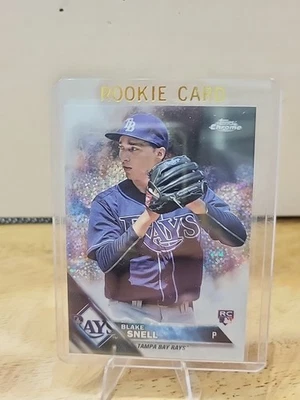 2016 Topps Chrome Update - Blake Snell Speckle Refractor RC Rookie HMT26 - Image 1 of 4