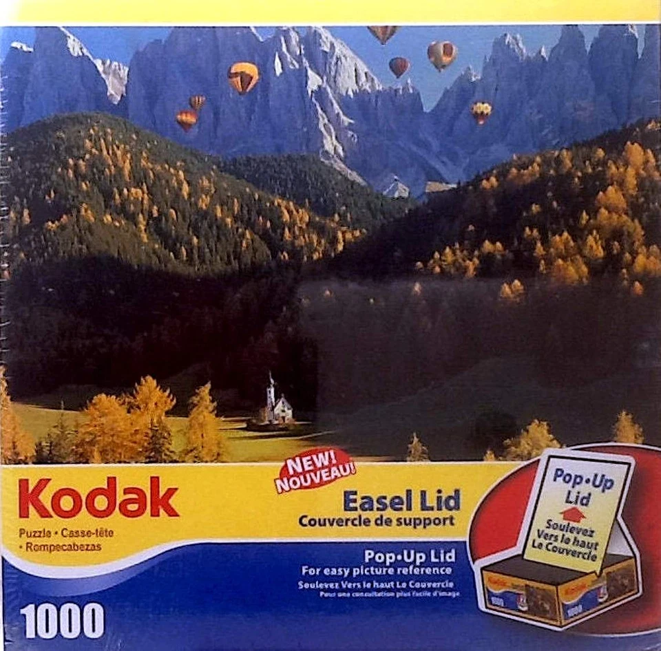 St. Johann In Villnoss Kodak 1000 pc 18-15/16" X 26-3/4" Mega Brands Puzzle - image 1 of 1