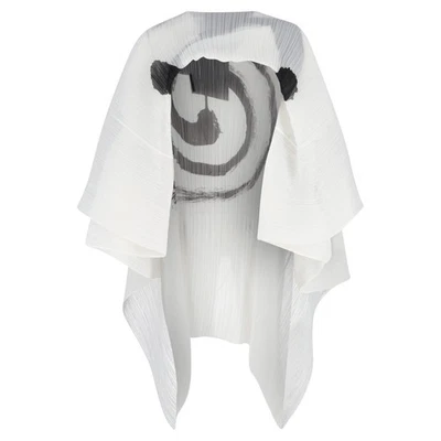 Capa estampada Issey Miyake en poliéster blanco Foto 1 de 3