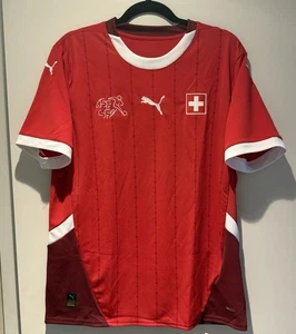 Switzerland Swiss 24/25 Puma DryCell Home Soccer Jersey Shirt Kit NWT Large - Picture 1 of 10