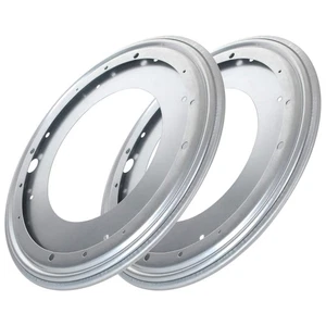 2 Pack Flat Lazy Susan Turntable Bearing 12 inch Round Lazy Susan Hardware 51... - Picture 1 of 7