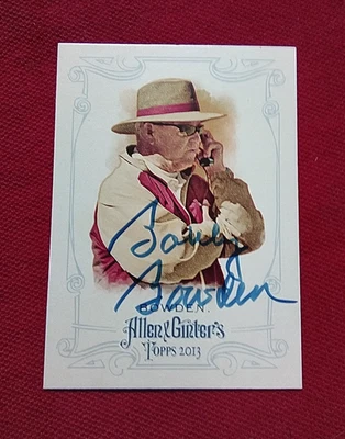 2013 Allen Ginter Bobby Bowden IP Autograph Auto #255 College Football Coach - Image 1 of 4