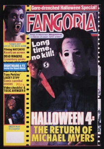 1992 Fangoria Magazine Horror Trading Card #51 "Halloween 4" & Top Loader - Picture 1 of 2