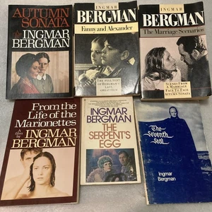 Ingmar Bergman Book Lot - Seventh Seal, Serpent’s Egg, Autumn, Fanny, Marriage - Picture 1 of 3