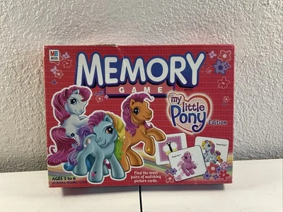Vintage MY LITTLE PONY Memory Game 2003 Milton Bradley Complete - Image 1 of 4