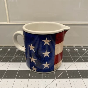 Warren Kimble "Colonial" American Flag Creamer 1997 Sakura Patriotic - Imagen 1 de 6