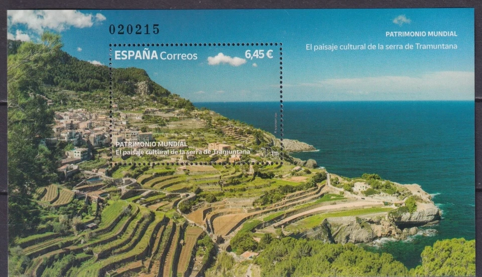 Spain 2023 World Heritage, Landscape of the Serra de Tramuntana MNH** - Image 1 of 1