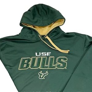 USF Bulls Hombres Campeón Talla Grande Sudadera con Capucha Sur Florida Verde - Imagen 1 de 12