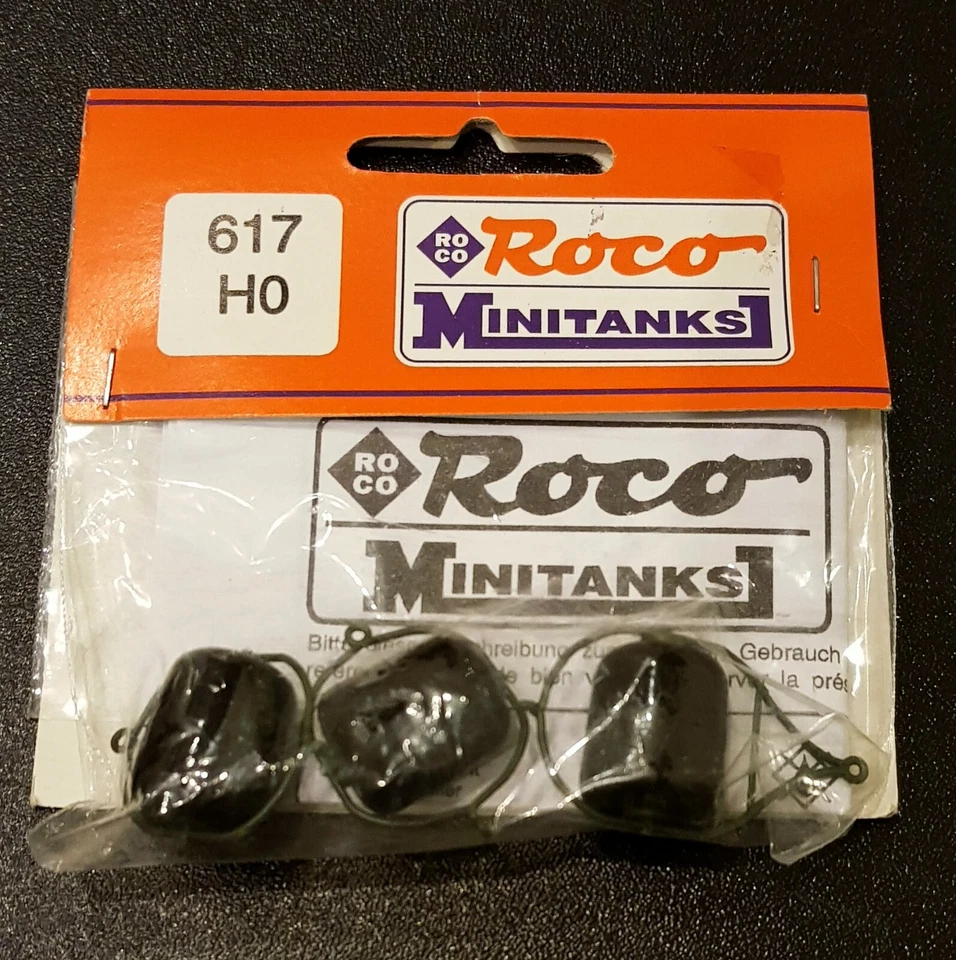 Roco Minitanks 617 3 Serbatoi in gomma scala H0/1:87 - Immagine 1 di 1