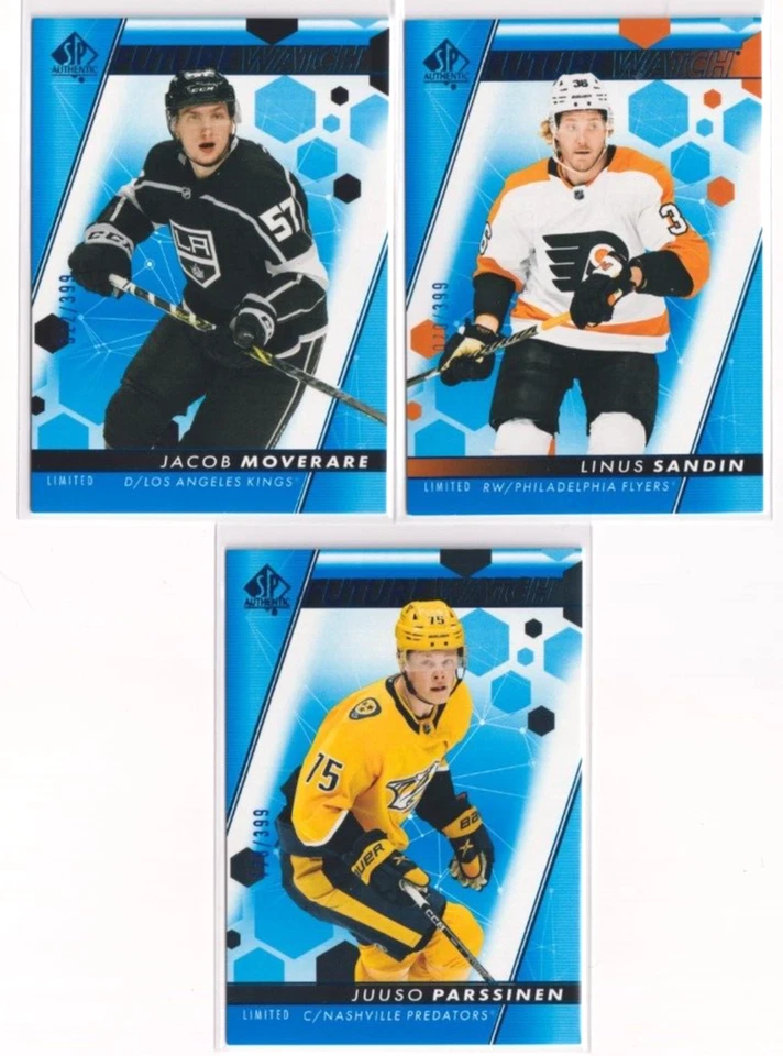 2022-23 SP Authentic Future Watch Blue 186 Linus Sandin /399 Flyers - Image 1 of 2