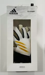 Adidas Torwarthandschuhe Fußball Liga Negative Cut weiß Junior Größe 3 FS0420 - Bild 1 von 3
