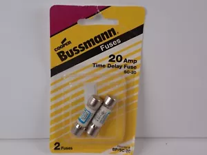 Fusible enano limitador de corriente de retardo de tiempo Cooper Bussmann 20 amperios SC-20 BP/SC-20 - Imagen 1 de 7