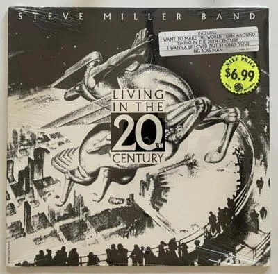 Steve Miller Band Living In The 20th Century LP SEALED NOS Capitol (1986) +HYPE - Image 1 of 3