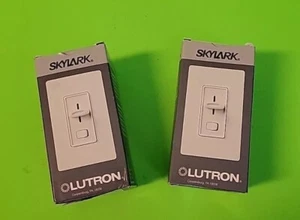 Lutron Skylark S-600P-IV 600 vatios de un solo polo SP extensión decoración atenuador marfil - Imagen 1 de 6
