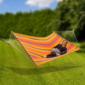 Outdoor Hängematte Hängeliege COLOUR XXL 200kg Tragkraft - 2,10x1,45m - Bild 1 von 4