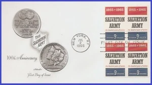 USA4 #1267 U/A ARTMASTER FDC BL4  Salvation Army - Picture 1 of 1