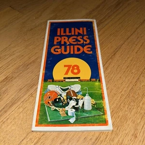 1978 UNIVERSITY OF ILLINOIS / FIGHTING ILLINI - FOOTBALL PRESS GUIDE - Imagen 1 de 11