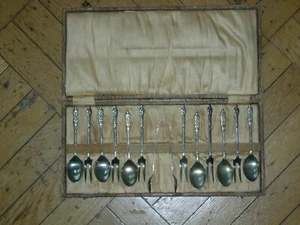 Boxed Silver Tea Service Flatware - Picture 1 of 12