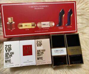 New Carolina Herrera Fragrances Travel Exclusive 212VIP/ Good Girl/CH Perfumes