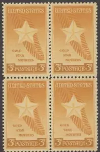 Scott # 969 - US Block of 4 - Gold Star Mothers - MNH - (1948) - Picture 1 of 1