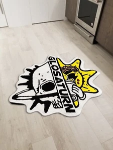 Glo Gang Saturn Citizen Skull Chief Keef Floor Mat Area Rugs Living Room Carpet - Picture 1 of 4