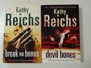 Devil Bones + Break No Bones By Kathy Reichs (Large Paperback, 2006) Free Post! - Picture 1 of 12