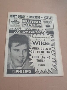 New Musical Express - March 24 1960 Marty Wilde cover (Ramrods/Allisons) - Imagen 1 de 1
