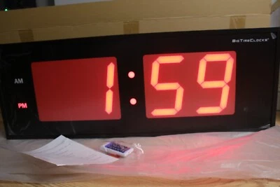 EXTRA LARGE 40″ LED COUNTDOWN / UP CLOCK 8" Big Time Clocks New Clock Countdown - Image 1 of 4