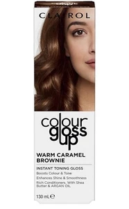 Clairol Colour Gloss Up Conditioner Warm Caramel Brownie Instant Toning Gloss - Picture 1 of 5