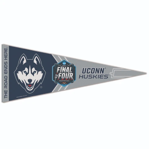 2023 Final Four NCAA 12x30 Premium Pennant UConn Huskies Please Read Cover