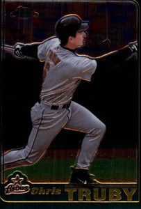 2001 Topps Chrome Baseball Card #508 Chris Truby