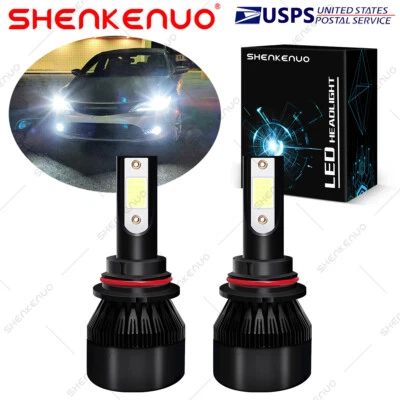 For Nissan Quest 1996-1999 2X LED Headlights Bulbs High/Low Beam 6000K White C9B - Image 1 of 4