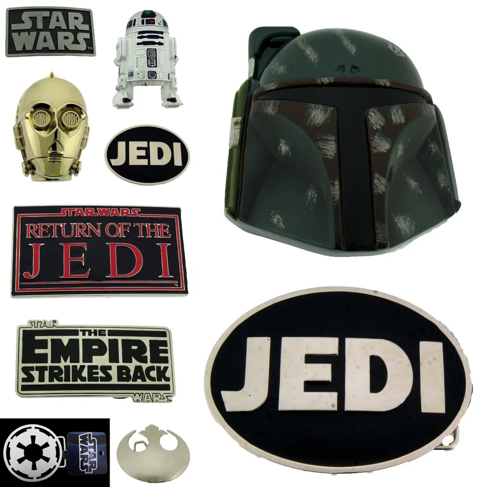 Star Wars Hebilla de Cinturón Halloween Hombres Disfraz Juegos con disfraces Boba Fett Rock Rebelde Western Foto 1 de 4